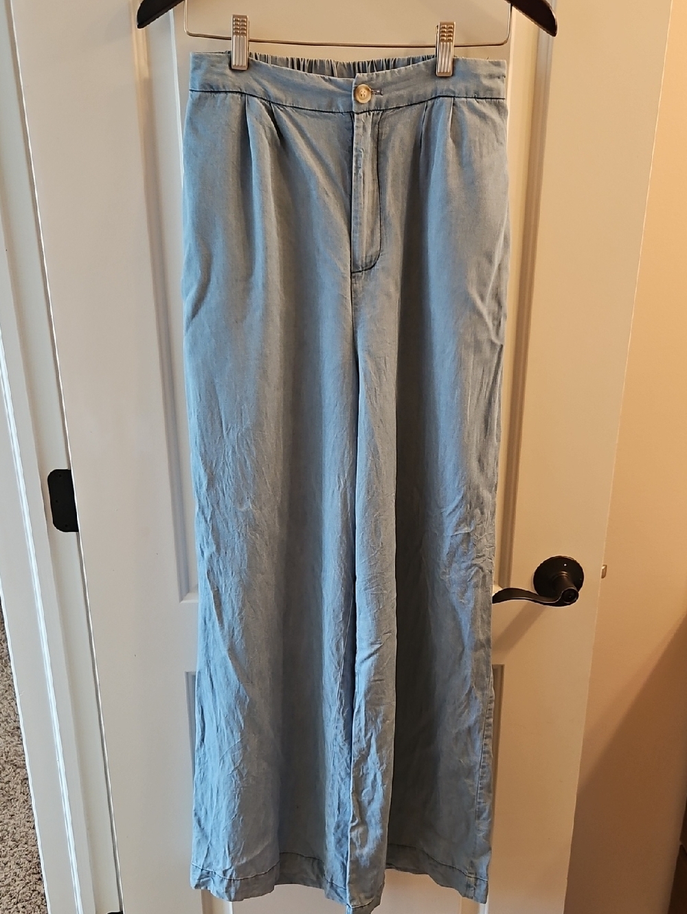 Bishop + Young Royale Marabella Wide Leg Pants, M, 8, Coastal, Euro-Summer - Picture 3 of 13